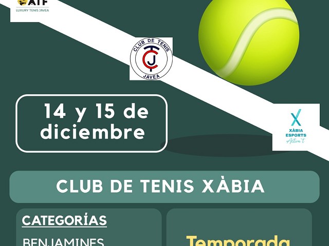 Liga Comarcal de Tenis en el CTJ