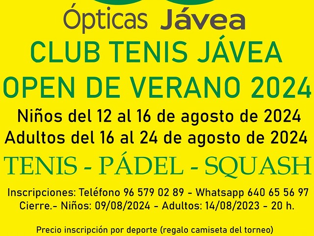 OPEN DE VERANO 2024 - II TROFEO SPECSAVERS